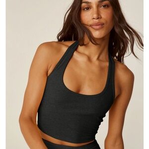 Beyond Yoga Spacedye Well Rounded Cropped Halter Tank